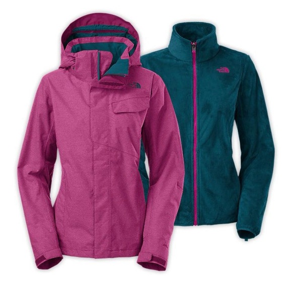 The North Face Jackets & Blazers - The North Face Helata 3-1 Triclimate Coat 
Pink/Teal Women’s Small